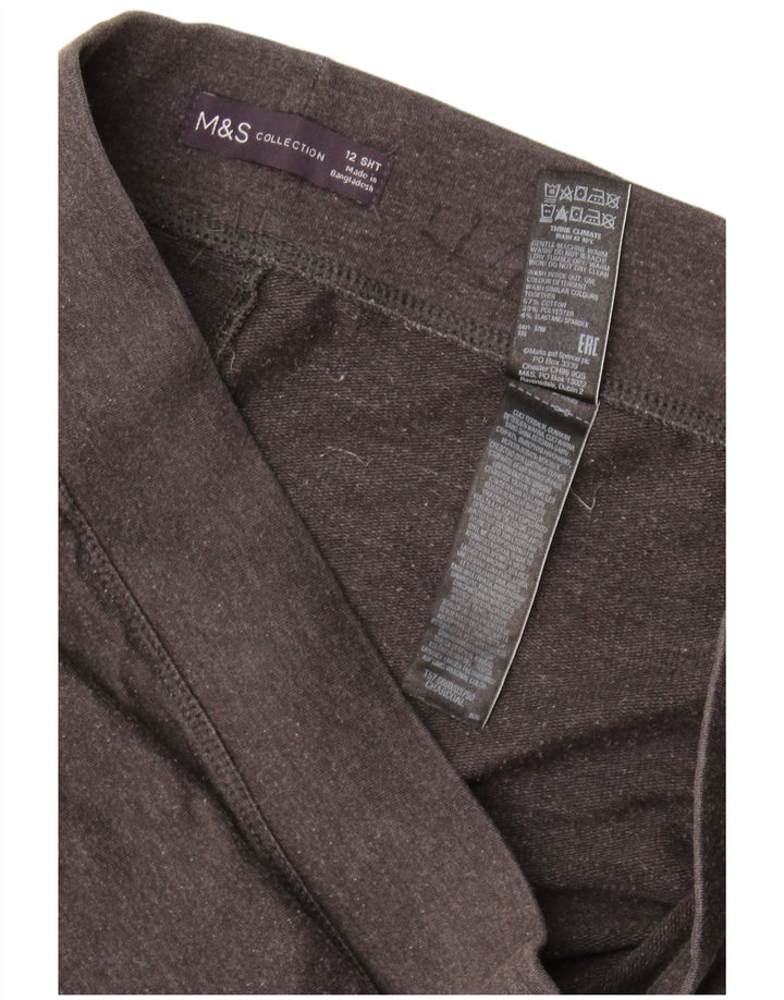 Leggings da donna Marks & Spencer UK 12 Cotone grigio medio