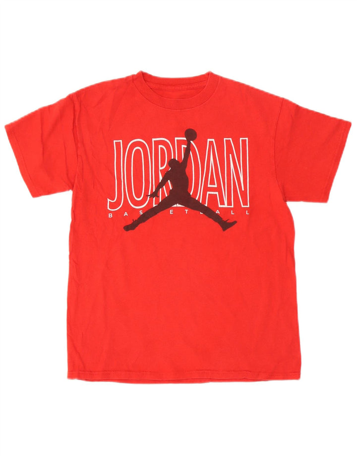 T-shirt grafica Jordan da bambino, 10-11 anni, rossa media