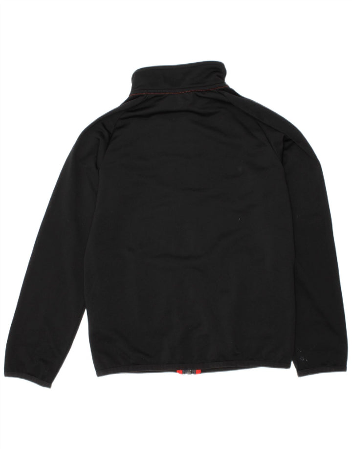 Giacca da tuta da ragazzo Adidas 7-8 anni in poliestere color block nero
