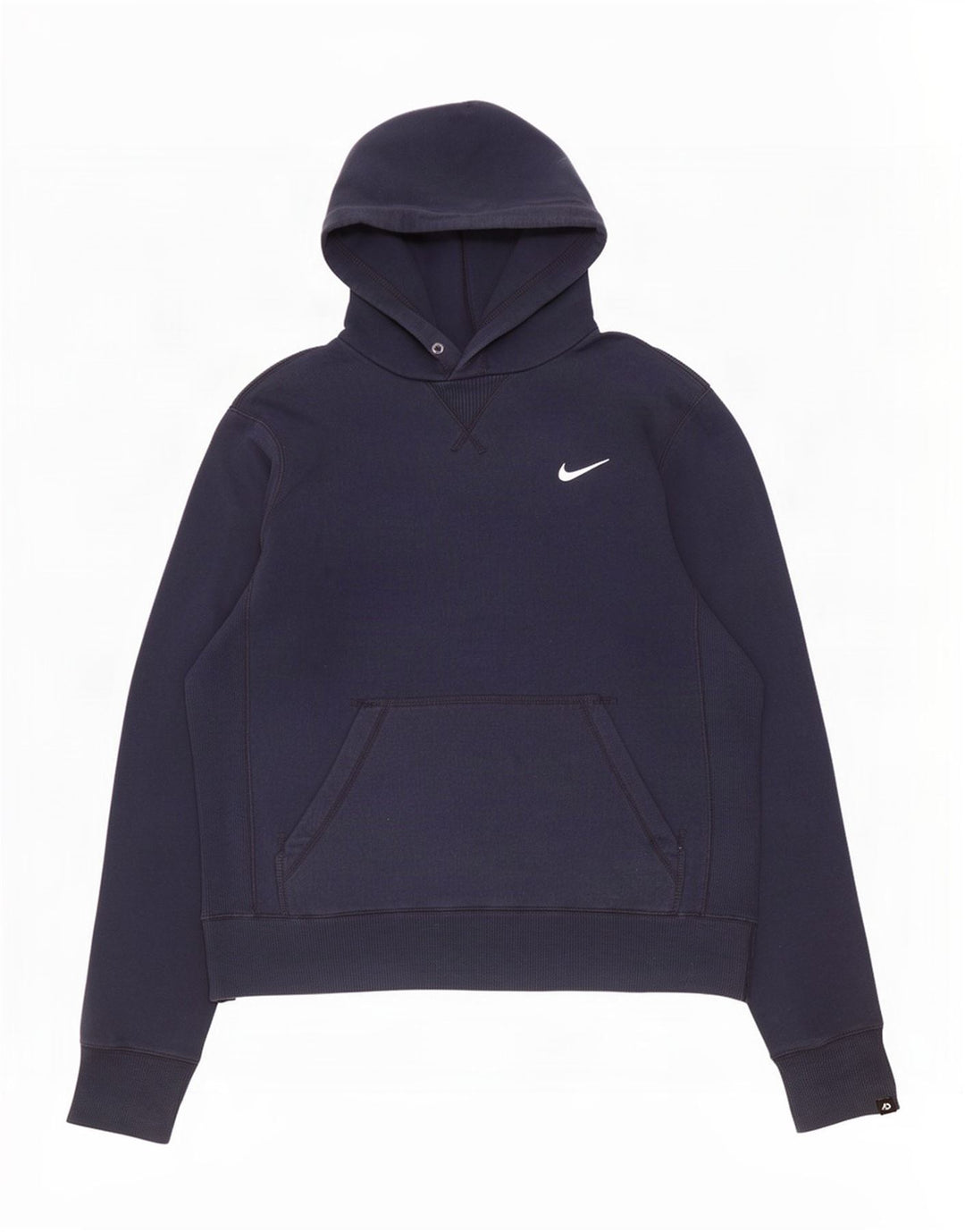 Felpa con cappuccio da uomo Nike, cotone medio blu navy