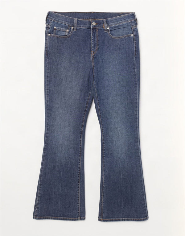 Levi's Uomo 515 Bootcut Jeans US 10 Large W32 L29 Cotone Blu