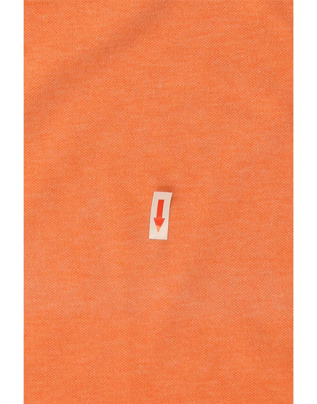 Polo da uomo a maniche lunghe Lacoste taglia 5 grande in cotone arancione