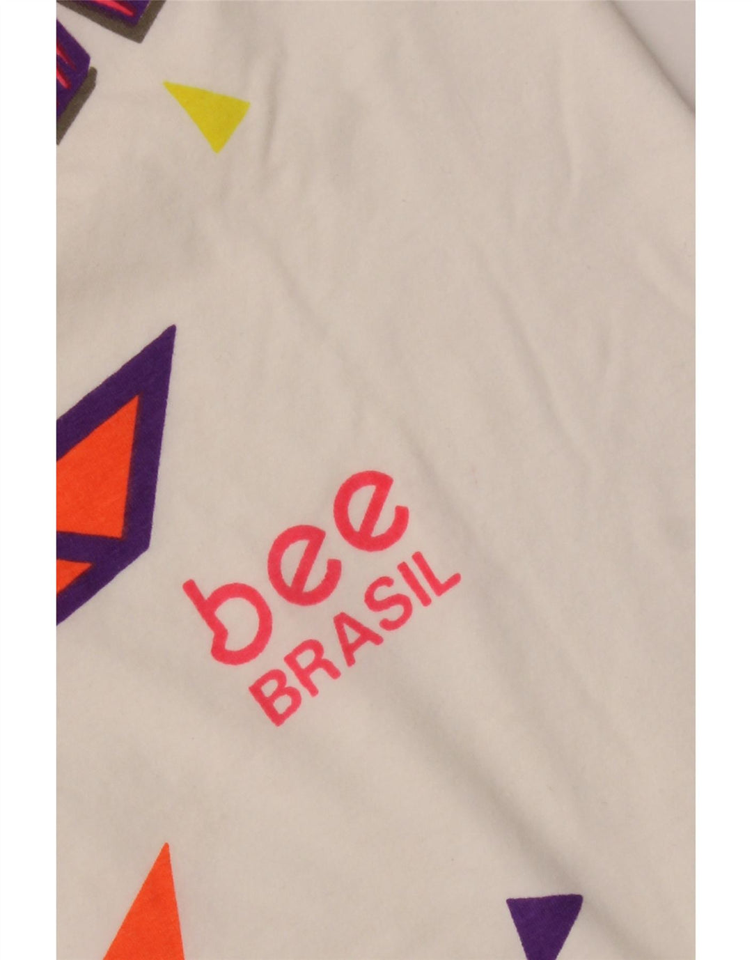 T-shirt grafica da uomo vintage Top floreale bianco medio