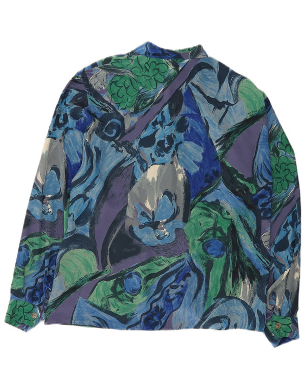 Vintage Womens Shirt UK 18 XL Multicoloured Floral