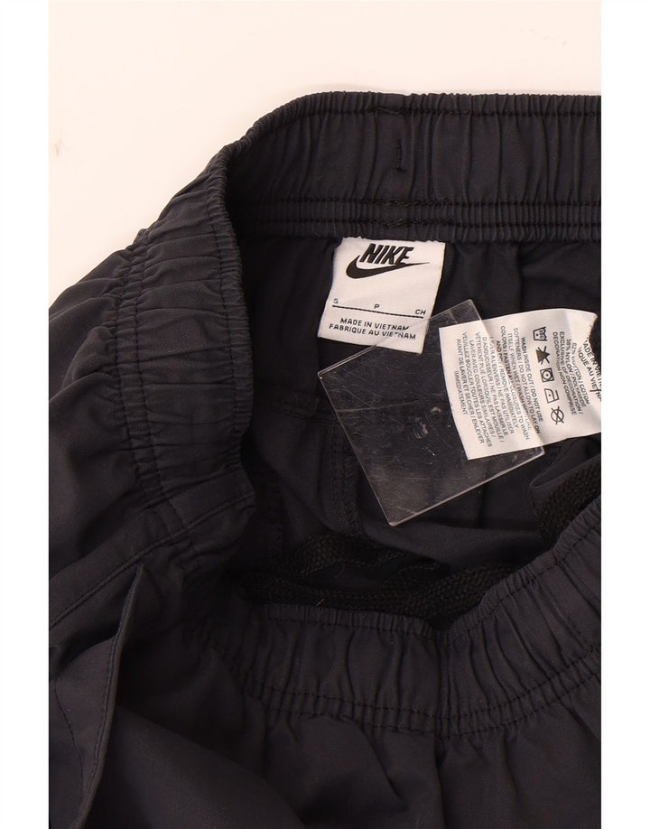 NIKE Womens Straight Cargo Trousers Small W26 L28 Navy Blue Cotton