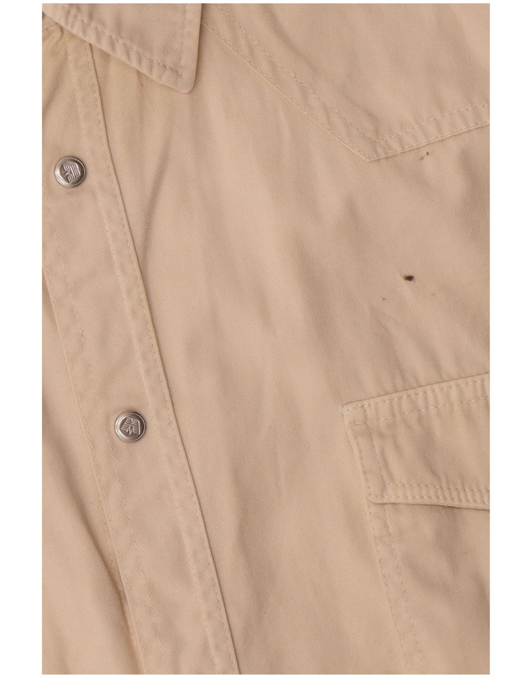 Camicia da uomo VINTAGE XL in cotone beige