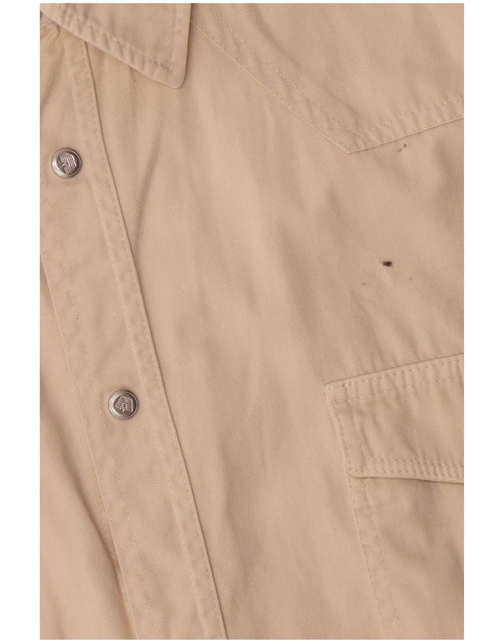 Camicia da uomo VINTAGE XL in cotone beige