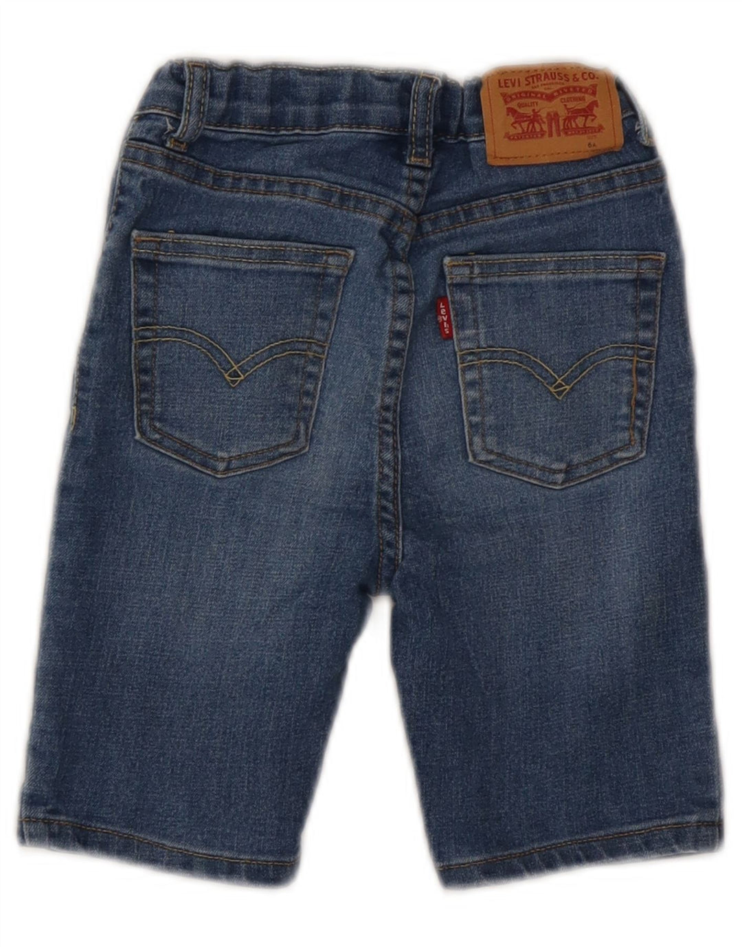 Pantaloncini di jeans Levi's Boys 510 5-6 anni W20 in cotone blu