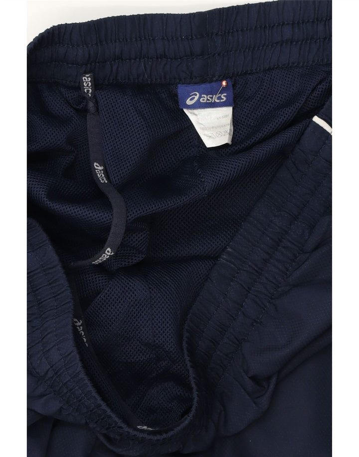 ASICS Mens Tracksuit Trousers 2XL Navy Blue Polyester