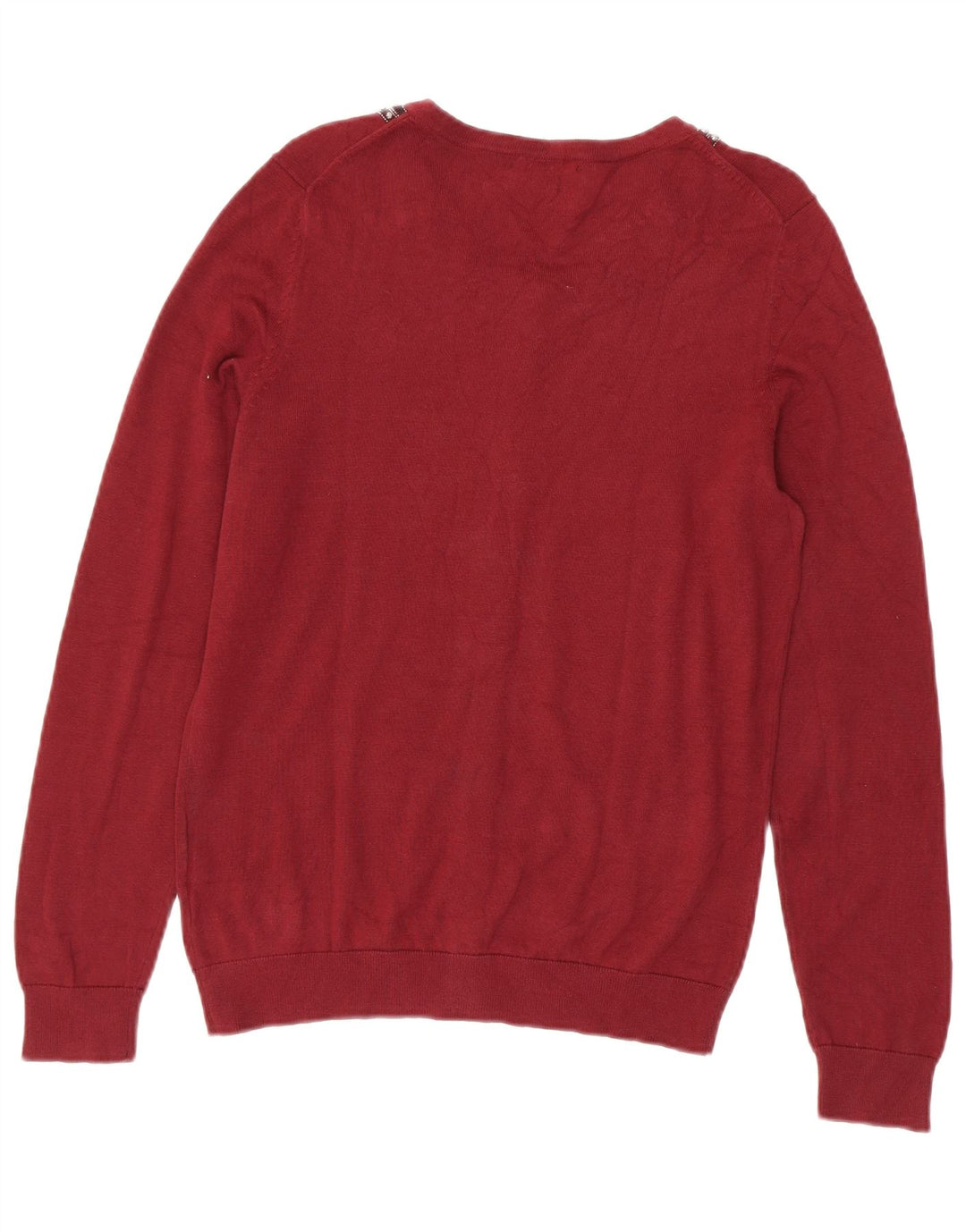 Maglione cardigan da donna Tommy Hilfiger UK 12 cotone marrone medio medio