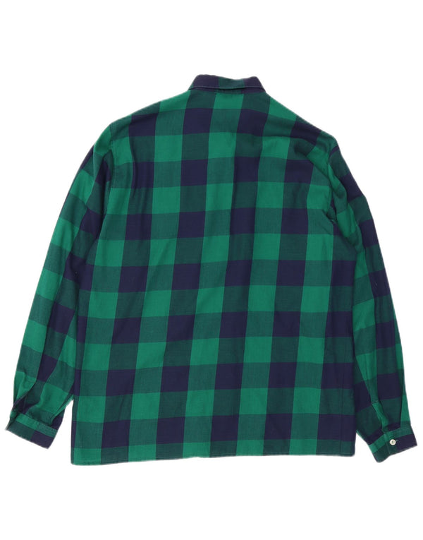 Camicia da donna CACHAREL UK 16 Large Green Gingham