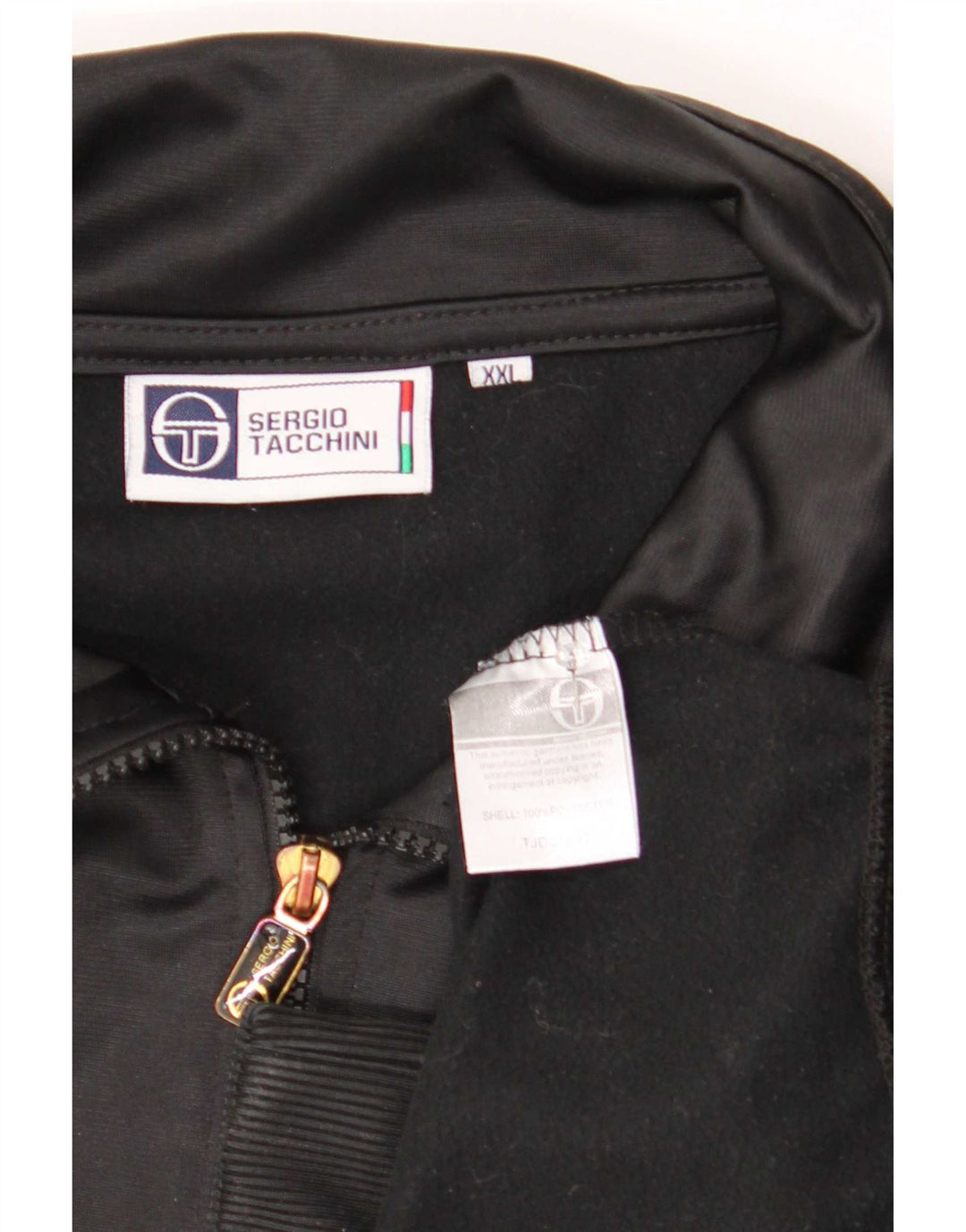Giacca da tuta da uomo Sergio Tacchini 2XL poliestere nero
