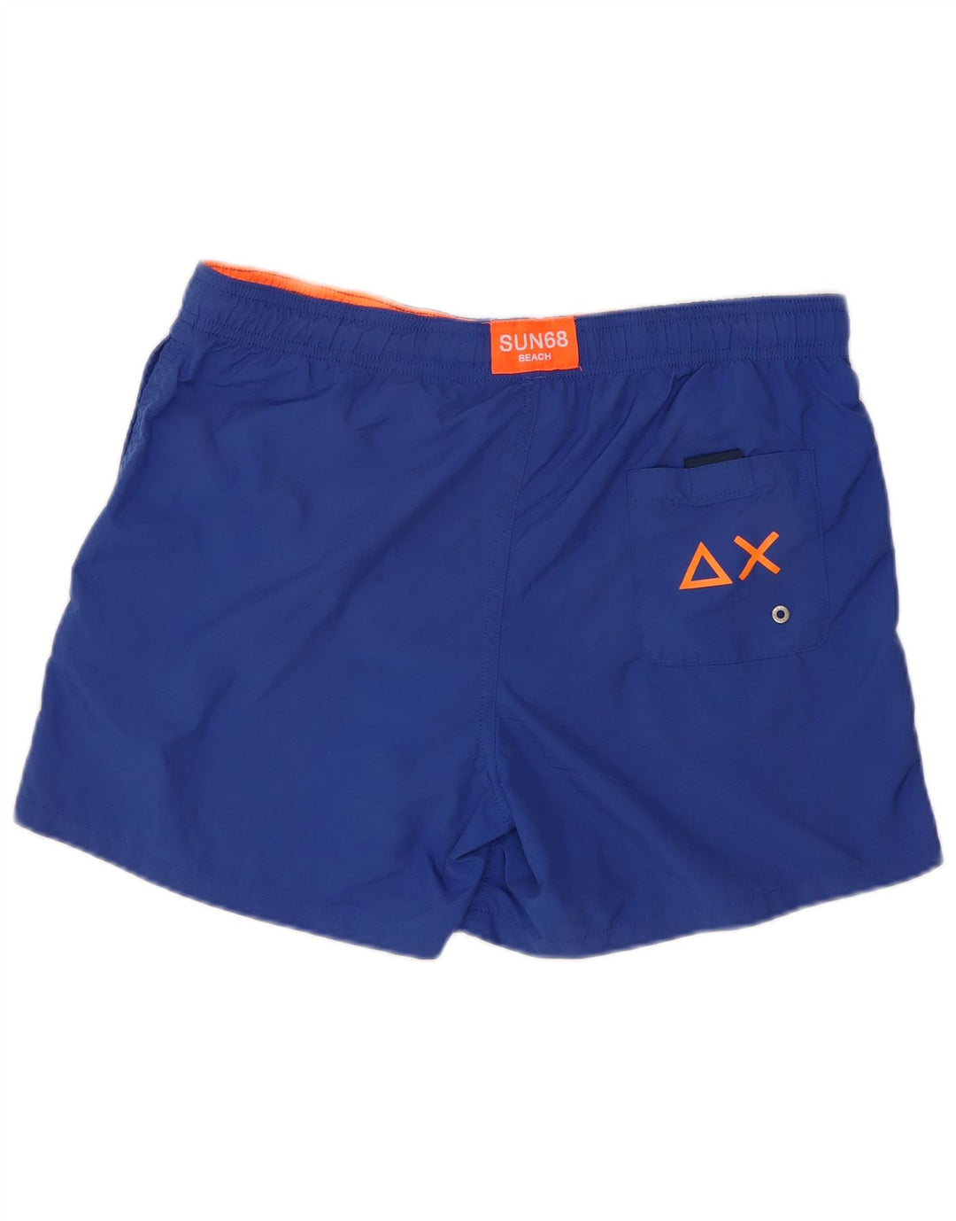 Pantaloncini da bagno con grafica Sun68 per ragazzi 13-14 anni in poliestere blu