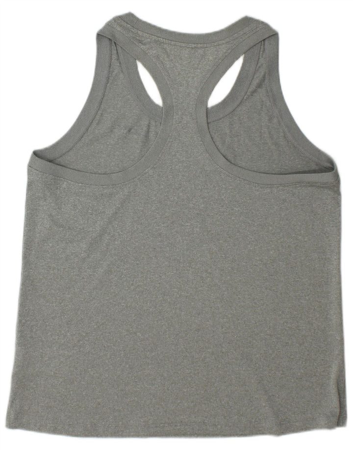 Canotta Nike Dri Fit da uomo, grande, in poliestere grigio