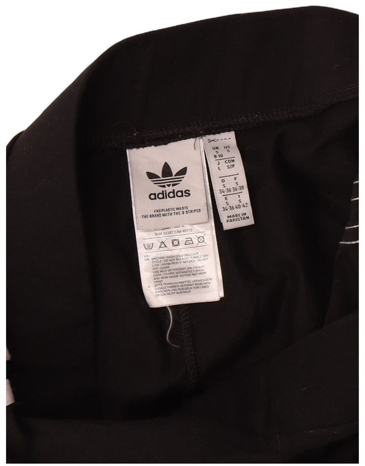 Leggings Adidas da donna UK 8/10 piccolo cotone nero