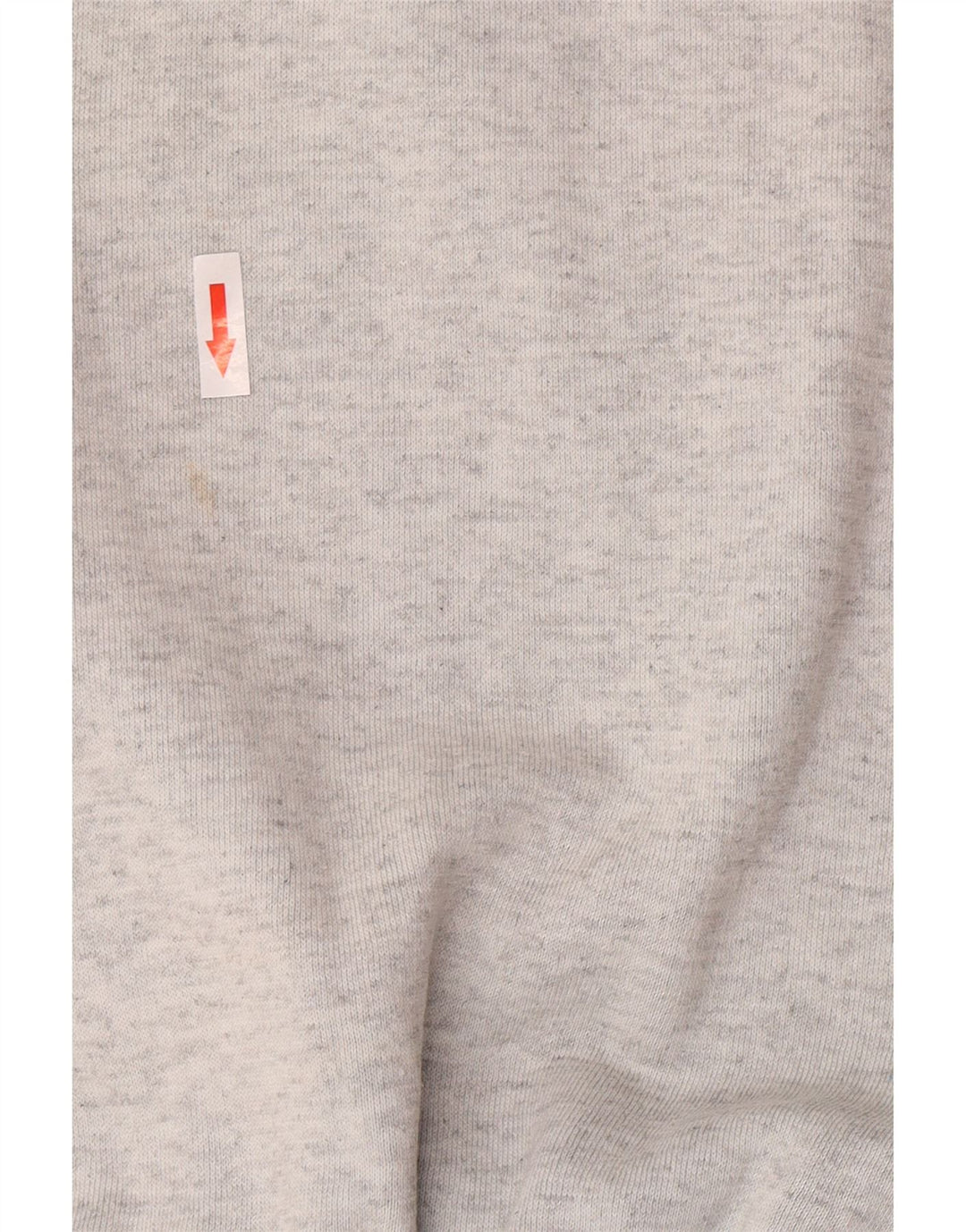 Felpa Asics da uomo con collo con zip grafica, maglione grande grigio