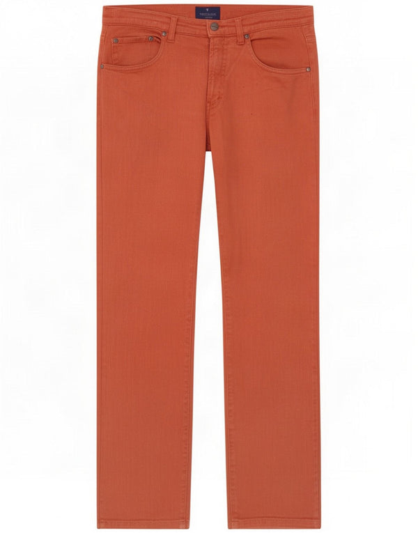 Trussardi Jeans dritti da uomo W33 L30 Arancione