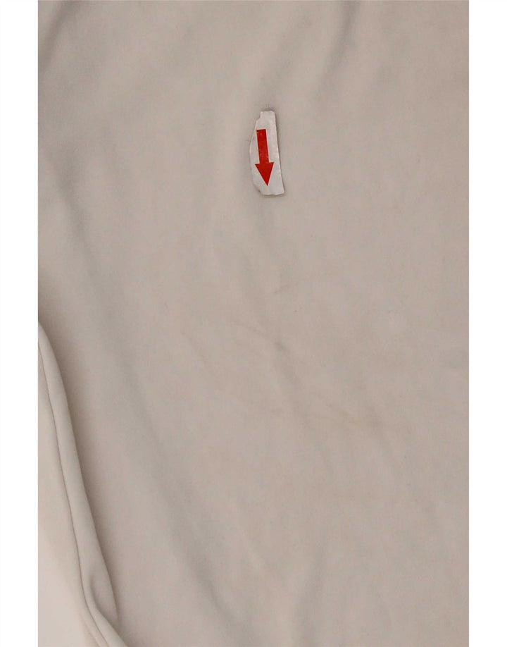 T-shirt Adidas Climalite da uomo, grande, in poliestere bianco