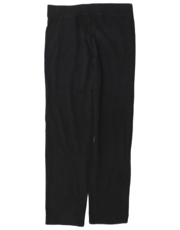 Marks & Spencer Womens Straight Chino Trousers UK 10 Small W32 L30 Black