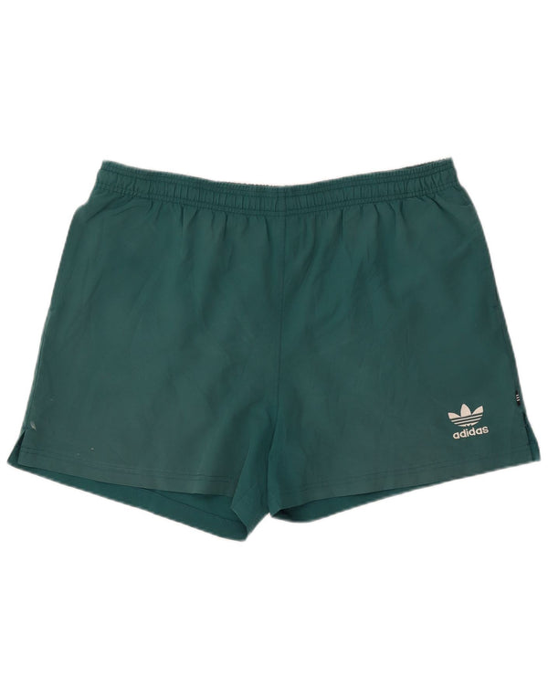 Pantaloncini sportivi ADIDAS da uomo verde medio