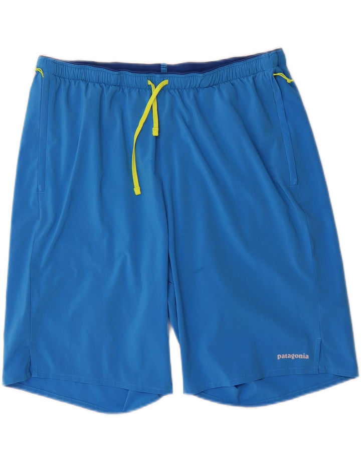 Pantaloncini sportivi da uomo Patagonia grandi blu