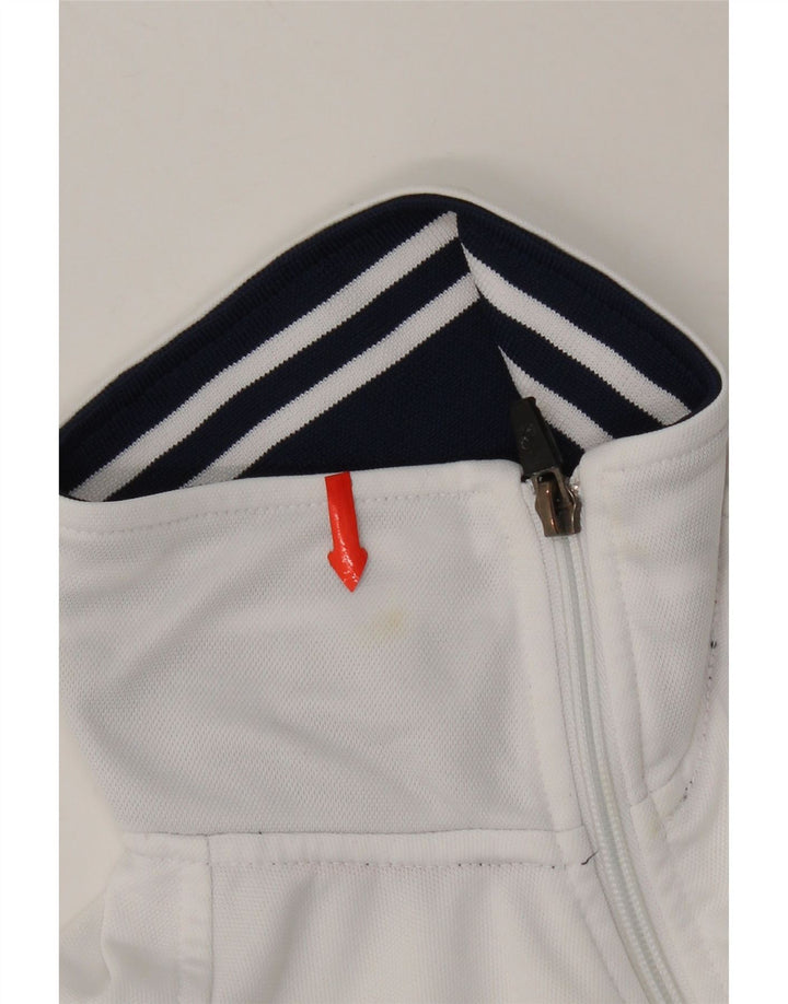 Giacca da tuta grafica da ragazzo Asics, 7-8 anni, colore bianco