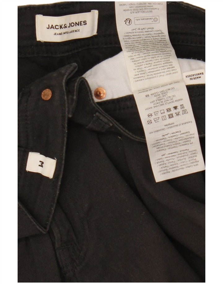 Pantaloncini casual regolari da uomo Jack & Jones medi W32 cotone nero