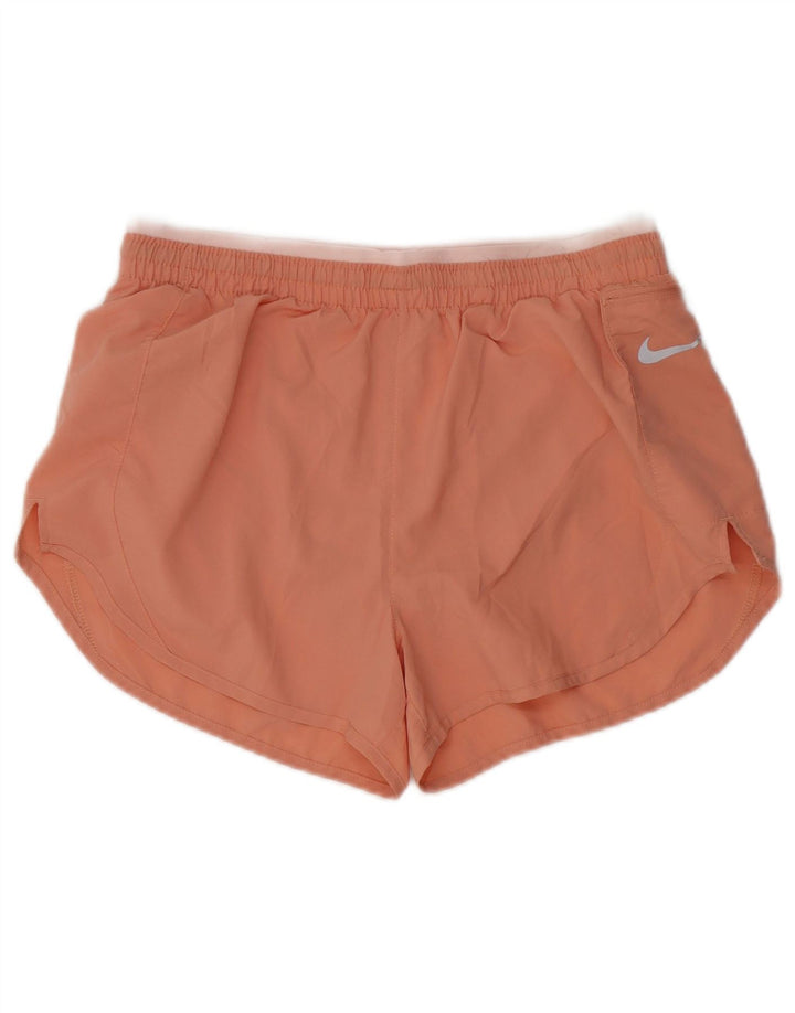 Pantaloncini sportivi Nike da donna UK 12 poliestere a righe rosa medio