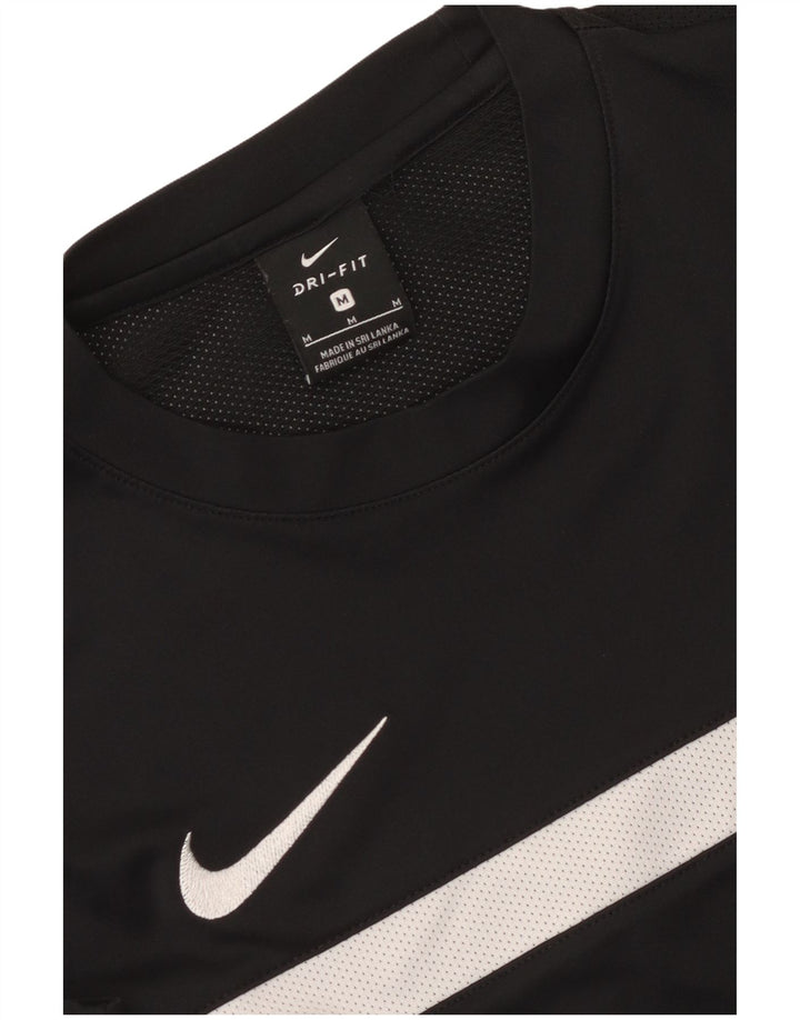 T-shirt Nike Dri Fit da uomo, colore nero medio, color block