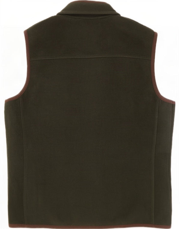 Gilet in pile da uomo Luca D'altieri IT 54 2XL Poliestere kaki