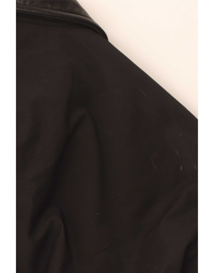 Cappotto da uomo Hugo Boss EU 52 XL Nero policloruro