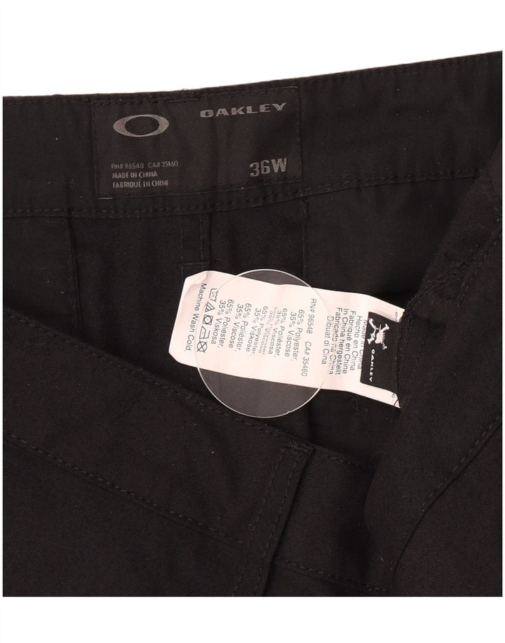Pantaloncini chino da uomo Oakley W36 Large in poliestere nero
