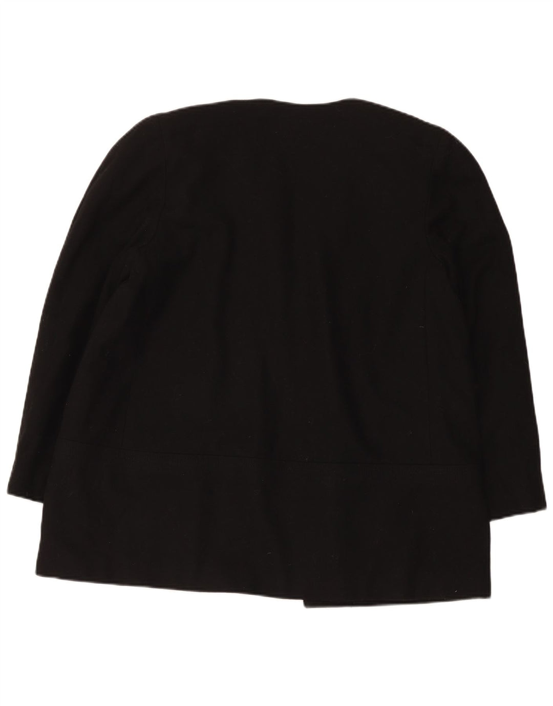 Giacca blazer aperta da donna Luisa Spagnoli UK 14 lana nera media