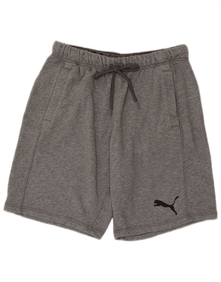 Pantaloncini sportivi PUMA da uomo grigio medio chiazzato