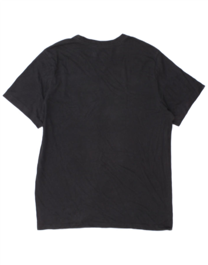 T-shirt grafica da uomo Nike Dri Fit grande nera
