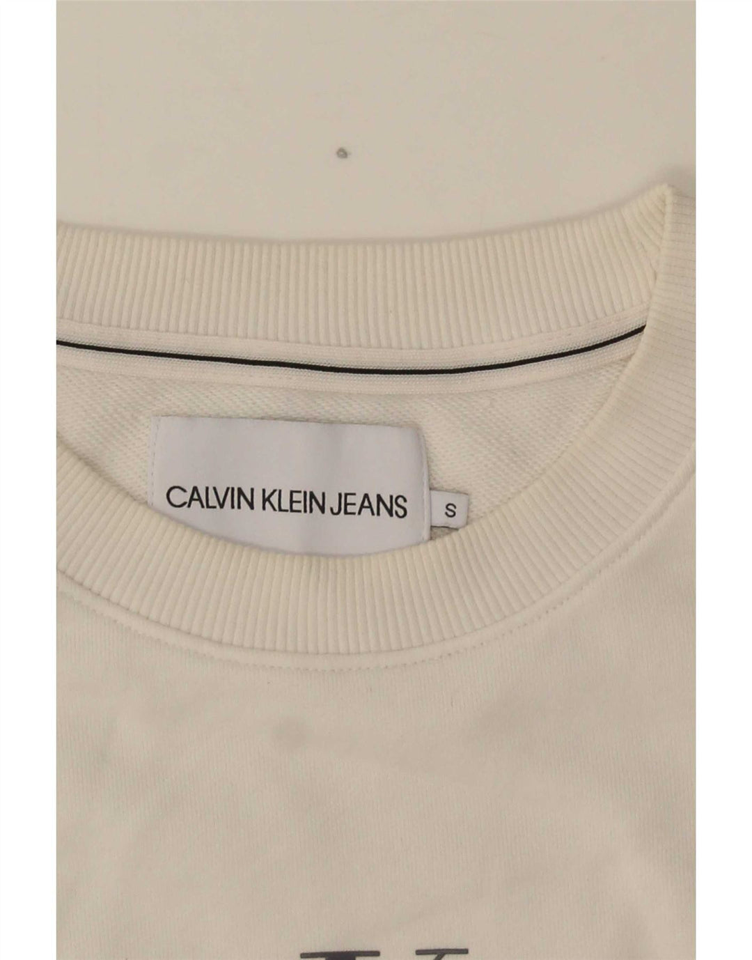 Felpa da donna Calvin Klein Jeans Jumper UK 10 Small multicolore