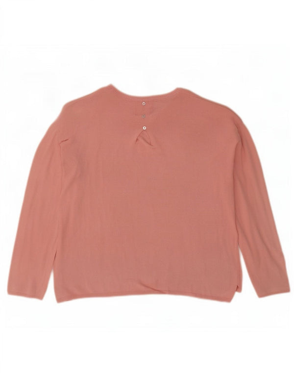 Maglione Zara per ragazze, vestibilità rilassata, con scollo a barchetta, 13-14 anni, rosa