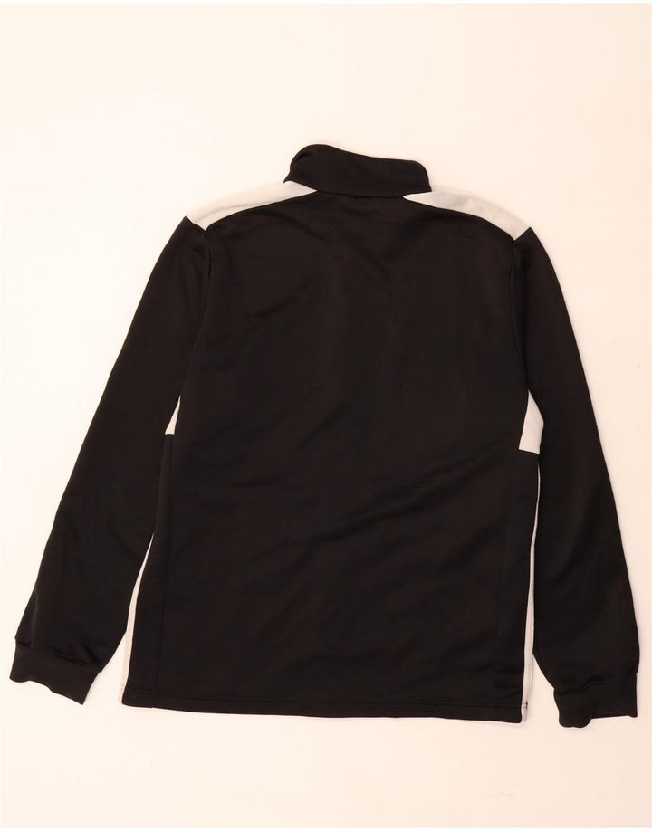 Giacca da tuta da uomo ADIDAS grande in poliestere color block nero