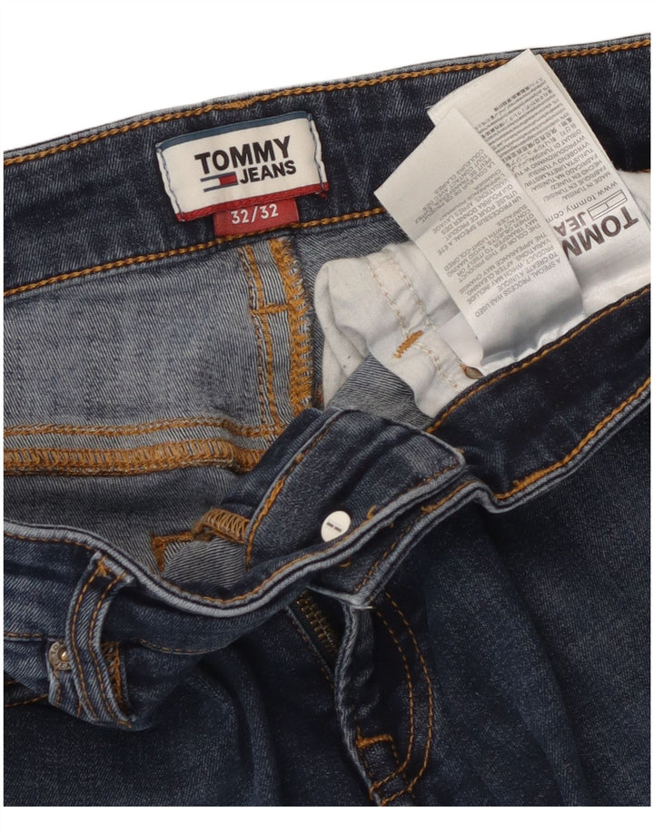 TOMMY HILFIGER Jeans slim da uomo W32 L32 cotone blu
