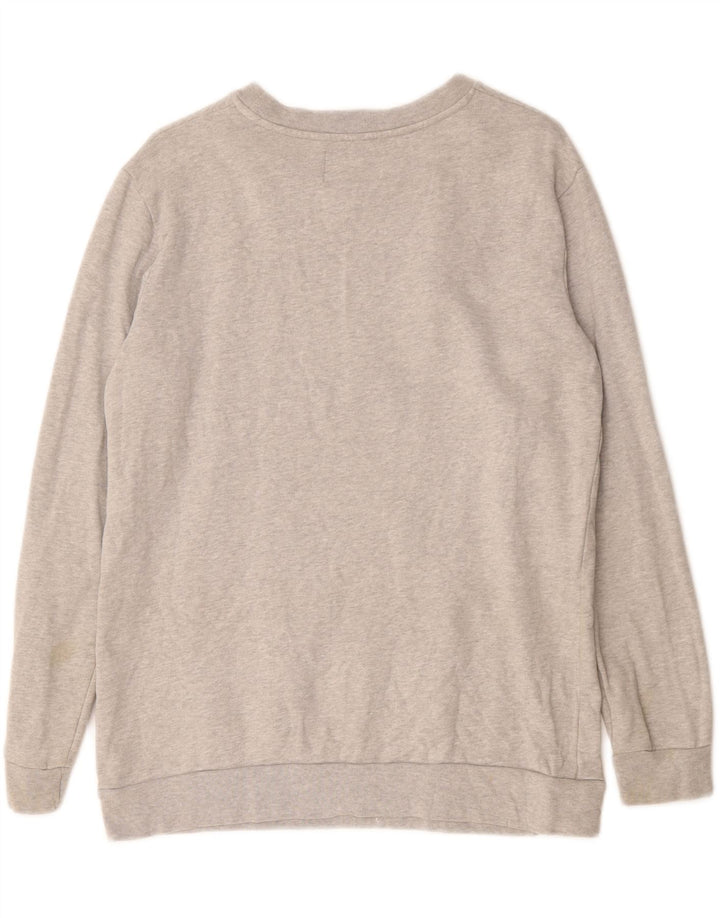 Felpa da donna Calvin Klein Jeans Jumper UK 14 Grigio medio chiazzato
