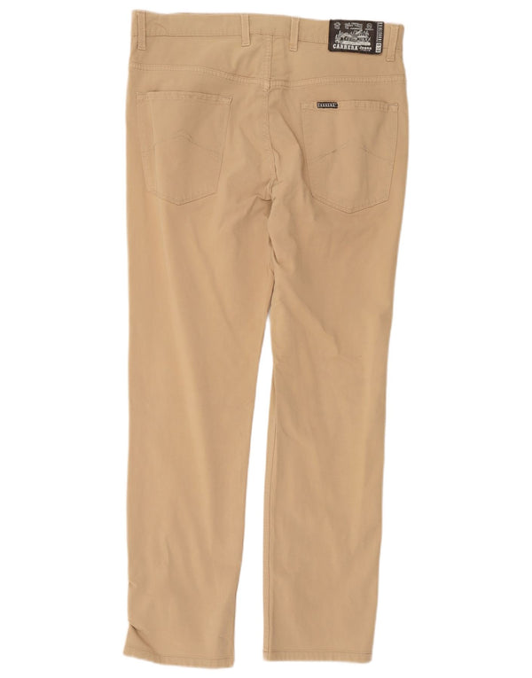 Pantaloni casual dritti da uomo Carrera IT 50 Large W34 L29 Cotone beige