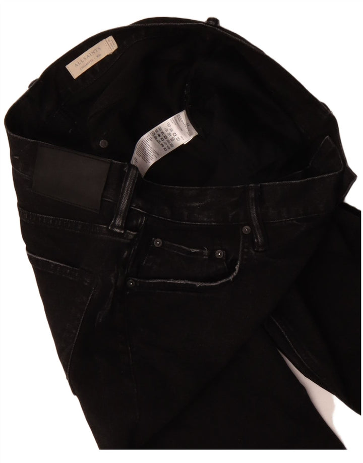 Jeans corti a sigaretta da uomo ALL SAINTS W33 L24 cotone nero