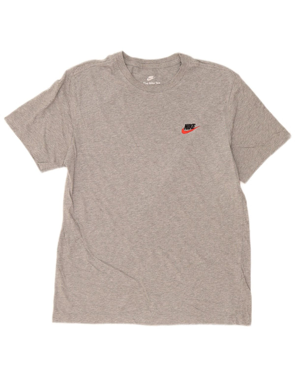 T-shirt Nike The Tee da uomo in cotone grigio medio