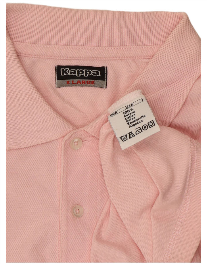 Polo Kappa Uomo XL Rosa Cotone