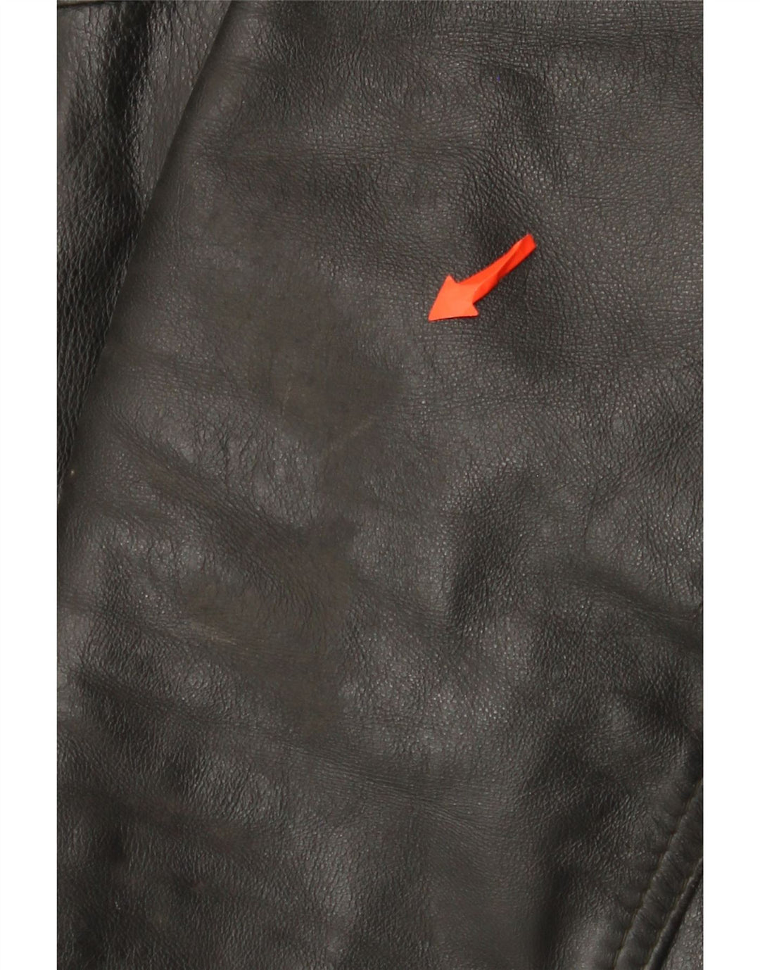 Giacca in pelle vintage da uomo UK 42 XL in pelle nera