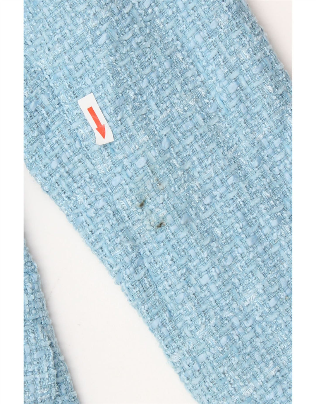 Giacca blazer doppiopetto da donna Zara UK 14 Poliestere a quadri blu medio