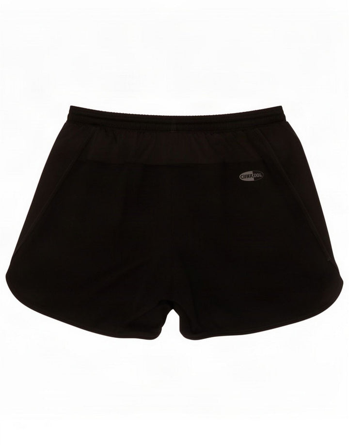 Adidas Womens Sport Shorts UK 10 Small Black Polyester