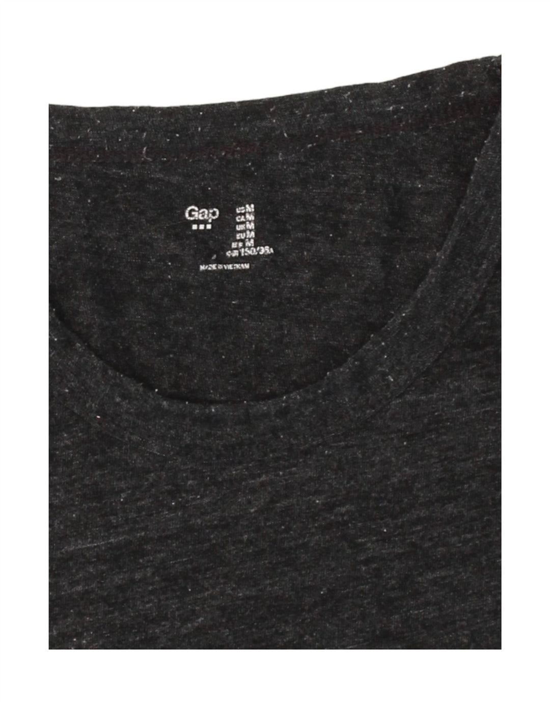 GAP Mens Graphic T-Shirt Top Medium Black Flecked Cotton Vintage Gap and Second-Hand Gap from Messina Hembry 