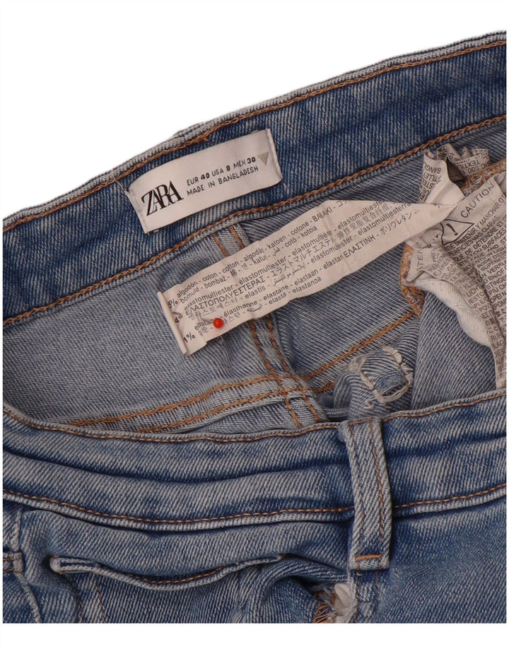 Jeans affusolati da donna Zara EU 40 medio W30 L27 cotone blu