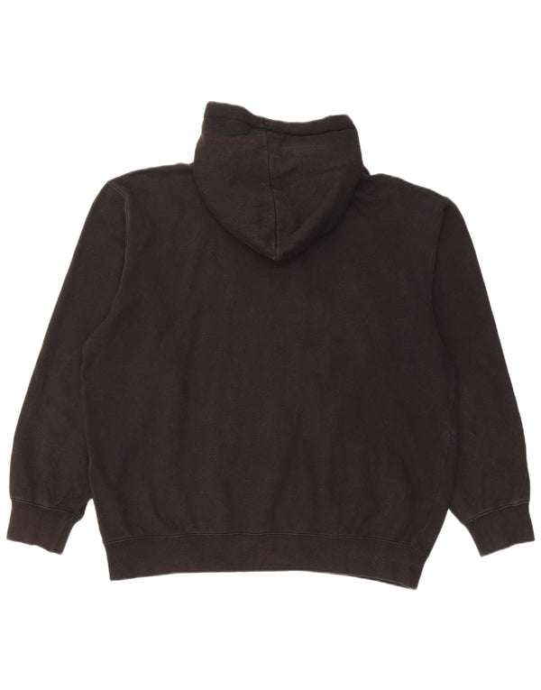 Felpa con cappuccio grafica da uomo Champion XL in cotone nero
